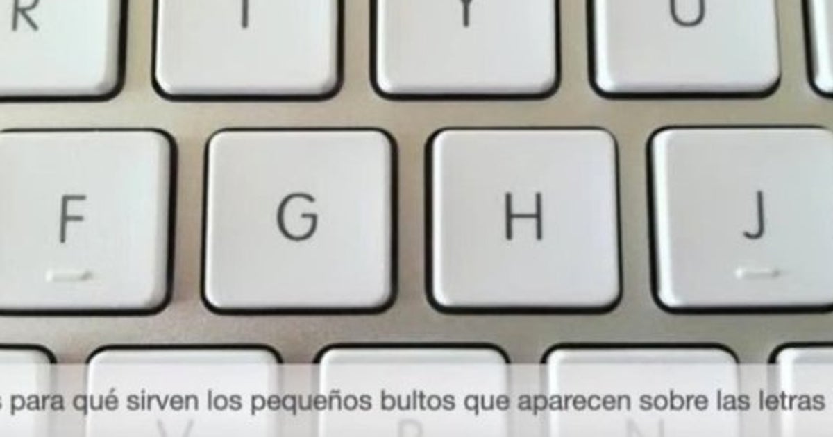 Sabes Para Que Sirven Las Rayas De La J Y La F En El Teclado El Huffpost