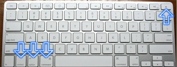 control alt delete para teclado mac en pc