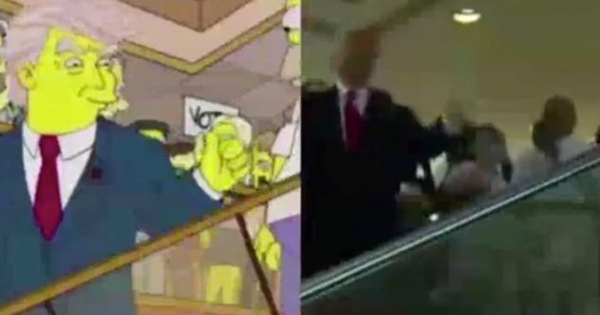 La razón por la que Los Simpson clavaron esta escena sobre Trump | El  HuffPost
