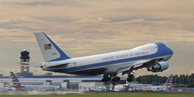 air force one por dentro