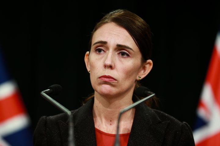 Prime Minister Jacinda Aredrn speaks to media during a press conference at Parliament on March 15, 2019 in Wellington, New Zealand. 