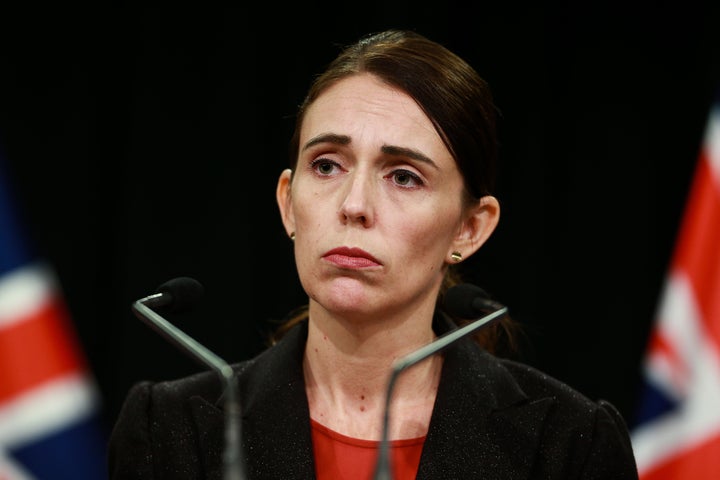Prime Minister Jacinda Aredrn speaks to media during a press conference at Parliament on March 15, 2019 in Wellington, New Zealand.