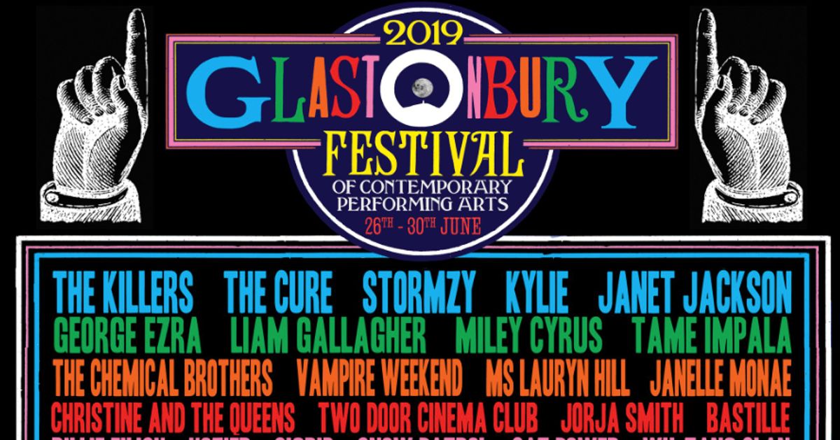 Glastonbury 2019 Line-Up Announced With The Killers And The Cure Joining  Stormzy As Headliners | HuffPost UK Entertainment