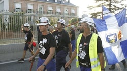 Optimismo tras el encuentro de las dos columnas mineras