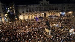 La 'noche minera' enciende Madrid (VÍDEO,