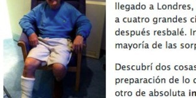 Eduard Punset se rompe una pierna mientras grababa 'Redes' en