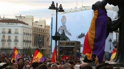 Más de mil personas se manifiestan en Madrid a favor de la Tercera República
