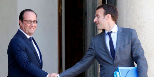 La decepción de Hollande tras la dimisión de su ministro de Economía, Emmanuel