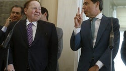 La primera piedra de Eurovegas, en diciembre de