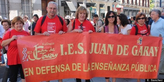 Marcha 15-S: a cada manifestante le trajo sus recortes a la protesta de la Cumbre Social de