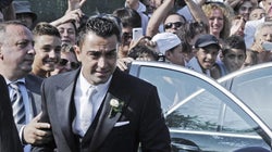Boda de Xavi Hernández con Nuria Cunillera: las fotos del enlace del futbolista