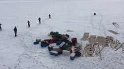 Navegando por la inmensa soledad del hielo del