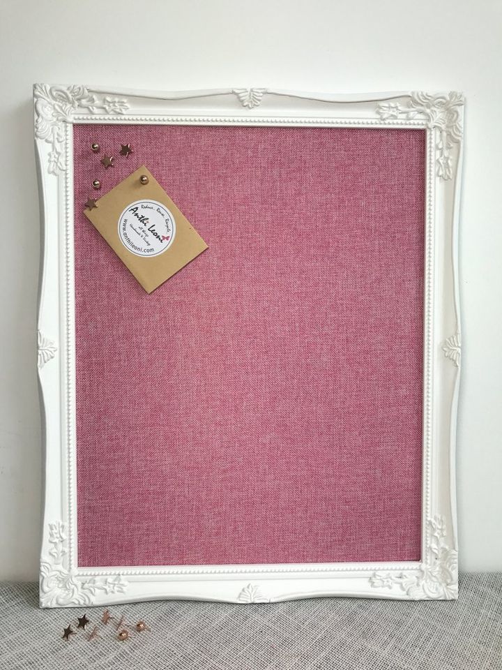 Pink Bulletin Board, Anthi Leoni Decor, £35, 30 x 36 cm