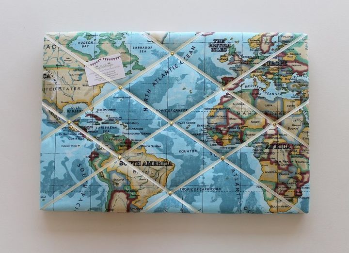 Atlas Pin Board, Daisy Belle Shop, £33, 60 x 40 cm