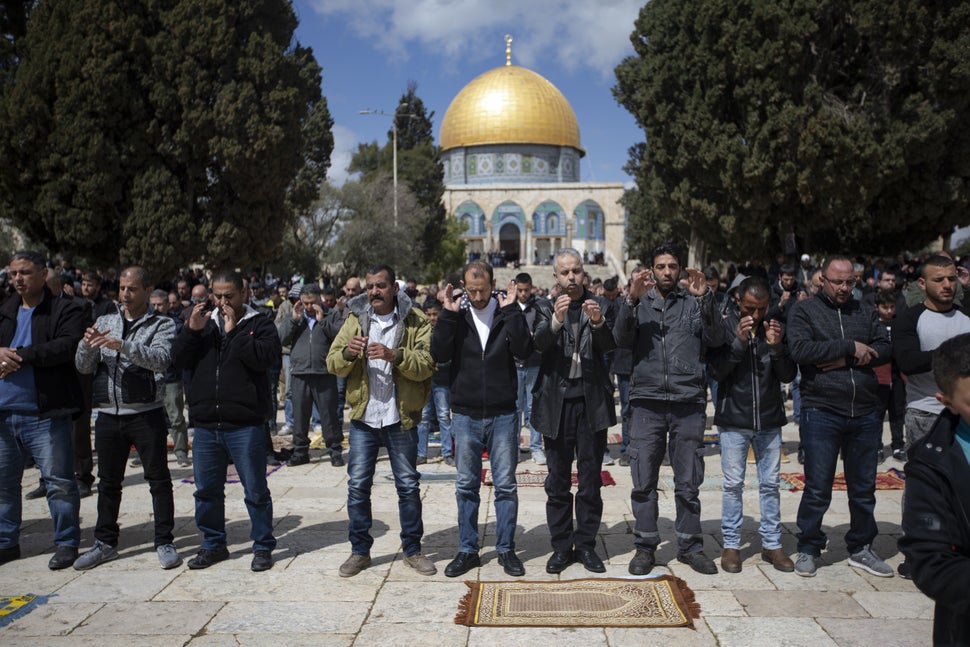 Palestinians perform funeral prayer in absentia for those who lost their lives during twin terror attacks in New Zealand mosq