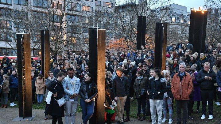 Hundreds gathered on Friday night in London's Hyde Park for a vigil in tribute to those killed in the New Zealand mosque attack.