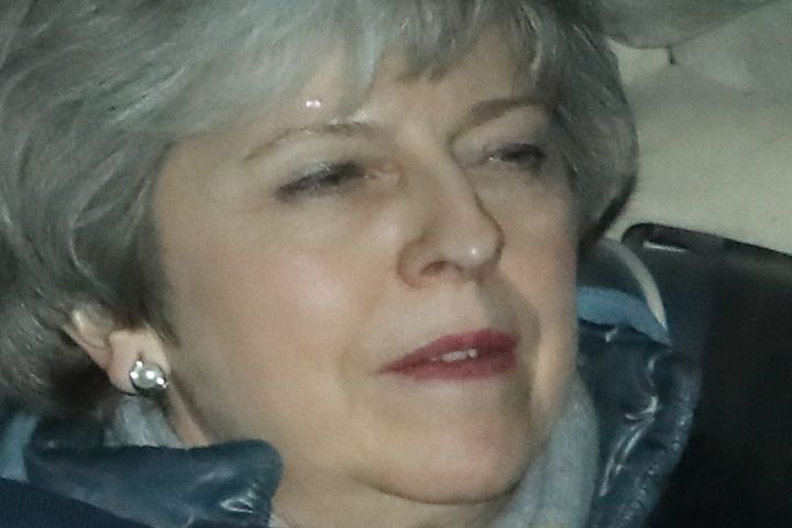 Theresa May leaving parliament last week after a series of defeats. But now her Brexit deal could be revived.