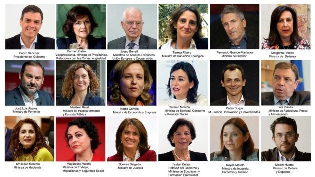 Primer Gobierno de Sánchez.