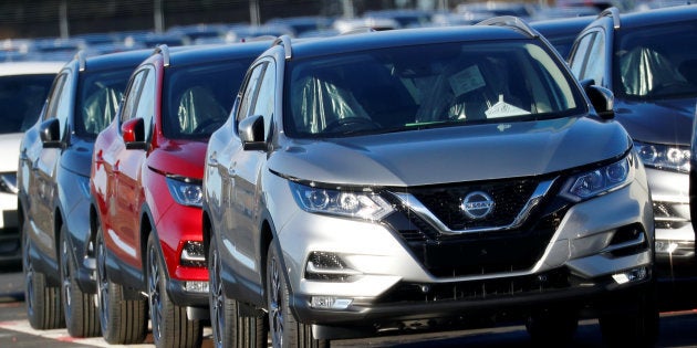 Qashqai cars by Nissan are seen parked at the Nissan car plant in Sunderland, Britain February 4, 2019. REUTERS/Phil Noble
