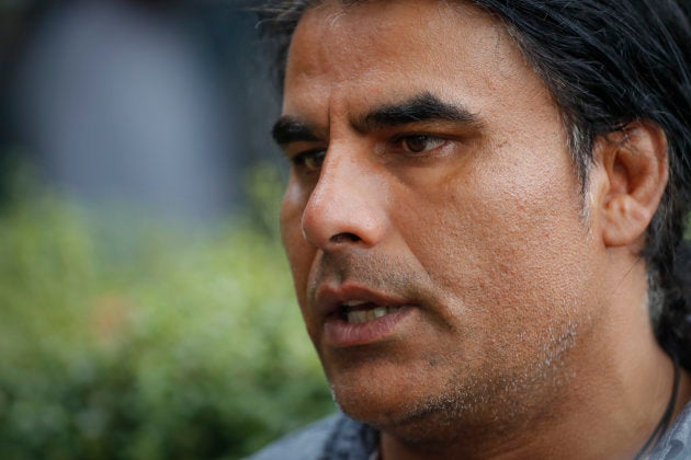 Abdul Aziz, survivor of mosque shooting speaks to Associated Press during an interview in Christchurch,...