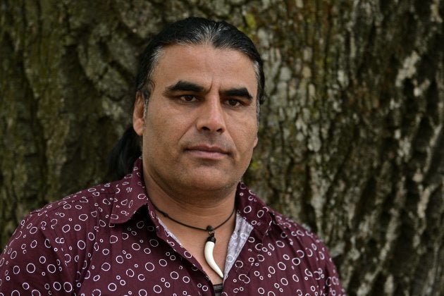 Abdul Aziz, survivor of mosque shooting speaks to Associated Press during an interview in Christchurch,...