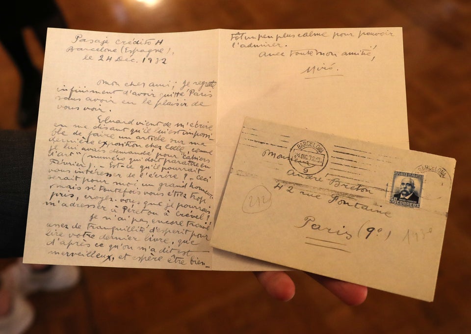 Επιστολή του Μιρό στον Αντρέ Μπρετόν 