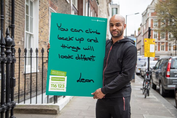 Ex-Premier League footballer Leon McKenzie, who's supporting the campaign. 