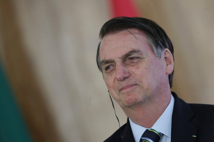 Brazil's President Jair Bolsonaro arrived in Washington on Sunday afternoon for his first official visit to the United States.