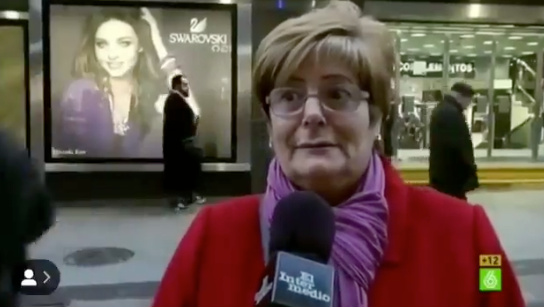 Mujer en 'El Intermedio'.