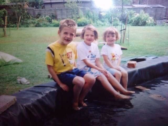 Left-right: Toby, Purdey and their younger sister Marnie. 