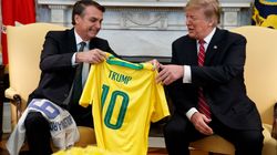 Ao receber Bolsonaro, Trump promete apoio à entrada do Brasil na OCDE
