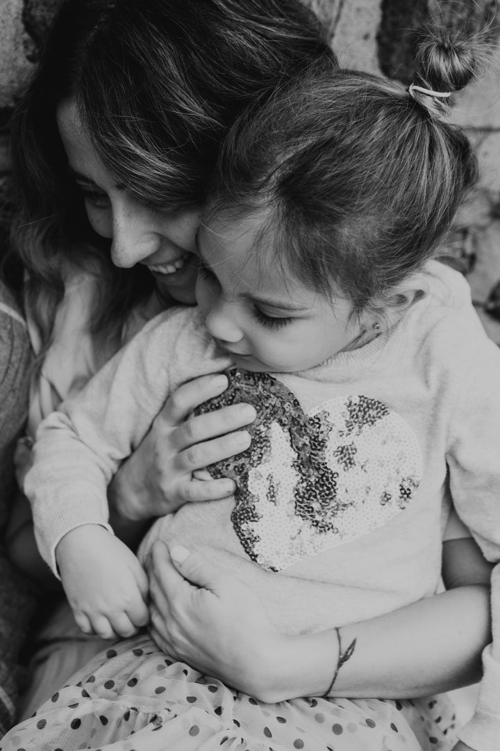 The author and her daughter.