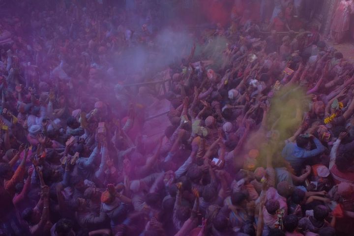 Vrindavan sees almost week-long celebrations because it is where Lord Krishna is supposed to have been raised. Holi is also the celebration of the immortal love of the divine couple, Radha and Krishna.