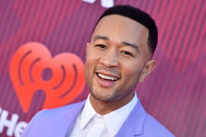 John Legend arrives at the 2019 iHeartRadio Music Awards on March 14 in Los Angeles.