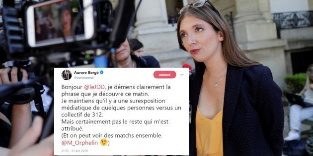 Aurore Berge Obligee De Dementir Une Citation Qui Aurait Mis Le Feu Au Groupe Lrem Le Huffpost