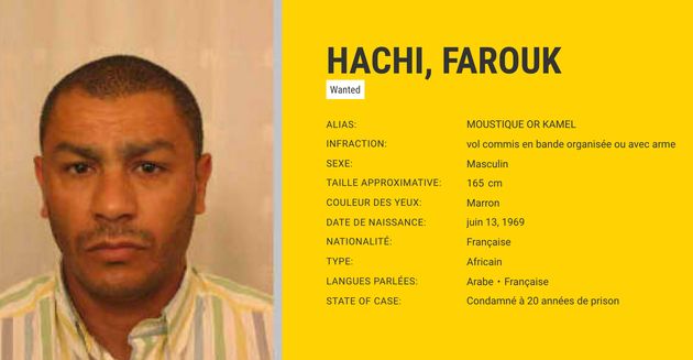 Farouk Hachi, premier français le plus recherché d'Europe après l'interpellation de Redoine