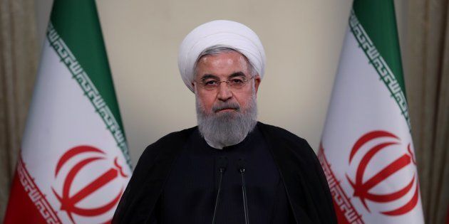 Hassan Rohani à Téhéran le 8 mai