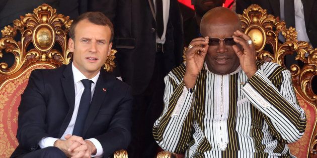 Le président burkinabé Roch Kaboré n&#39;en veut pas à Macron pour sa blague  sur la climatisation | Le HuffPost