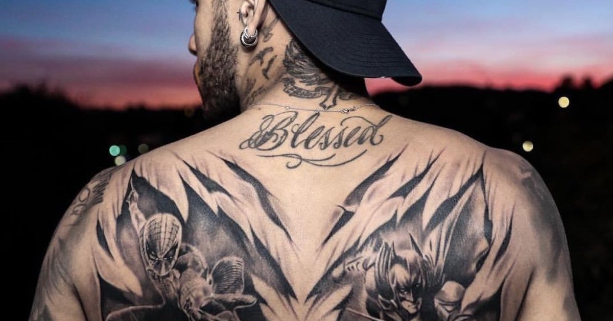 Avant Psg Naples Neymar Devoile Un Nouveau Tatouage Le Huffpost