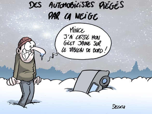 Ce Qui Inquiete Le Plus Les Automobilistes Bloques Par La Neige Le Huffpost