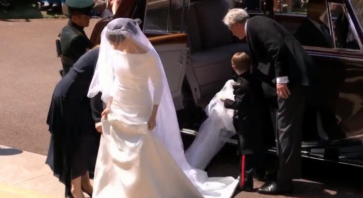 Meghan Markle Sublime Dans Sa Robe De Mariee Tant Attendue Creee