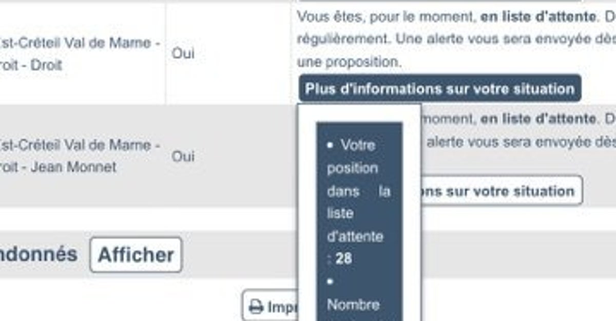 Liste D Attente Parcoursup Jusqu à Quand
