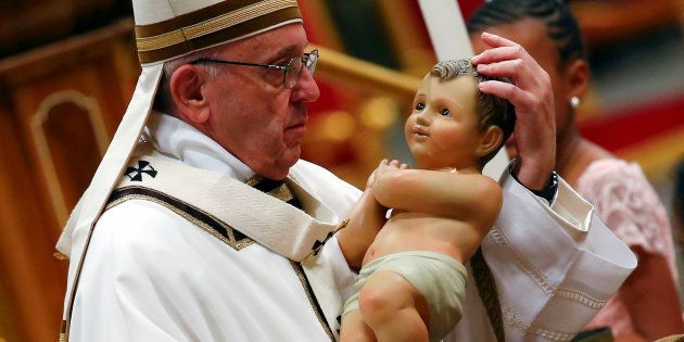 Le Pape François lors de son homélie de Noël ce 24 décembre