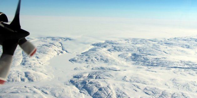 Le cratère en question, découvert au Groenland par la NASA, est sous une couche de
