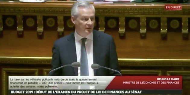 Bruno Le Maire défendait ce 22 novembre le Projet de loi de finances pour