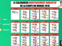 Programme De La Coupe Du Monde Le Calendrier Honteusement Subjectif A Imprimer Le Huffpost