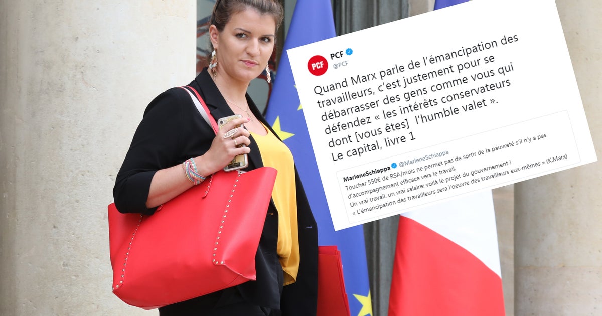 Schiappa Epinglee Par Le Pcf Pour Avoir Cite Marx Replique Avec Une Autre Figure Du Communisme Le Huffpost