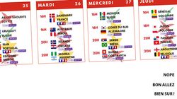 Programme, horaires et chaînes de la Coupe du Monde 2018: Les 9 rencontres à cocher dans votre agenda pour les derniers match...