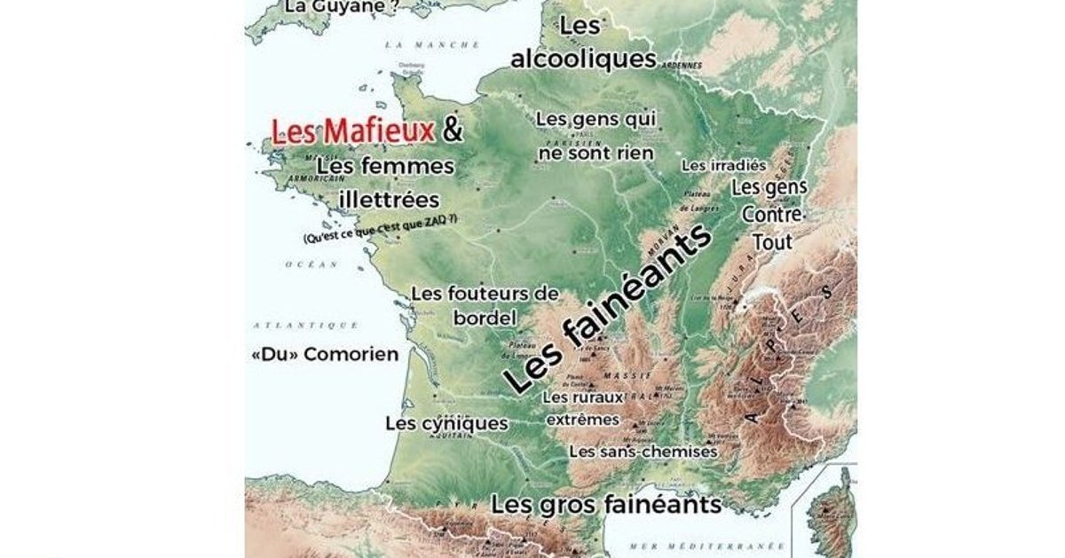Téléchargement gratuit Images La Mafia De La France La Carte Partagee Sur Les Reseaux Sociaux le plus cool salutations