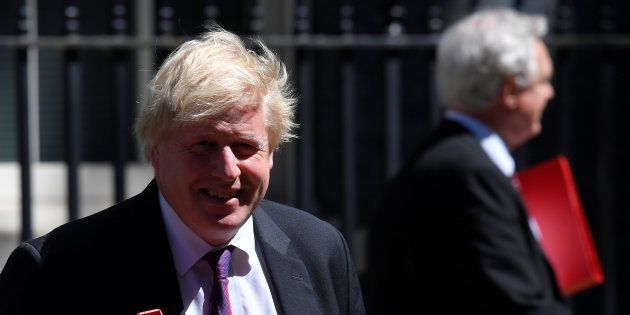 Boris Johnson et David Davis quittant le 10 Downing Street en juin. REUTERS/Toby